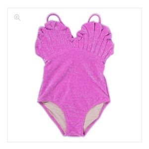 Shade Critters Mermaid Shimmer Pink Bathing Suit 3T